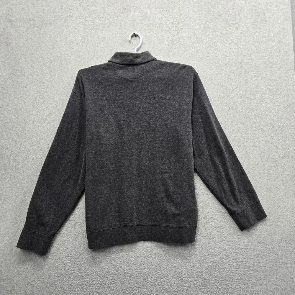 Polo Ralph Lauren Men Sweatshirt XL Gray Embroidered Quarter Zip Activewear